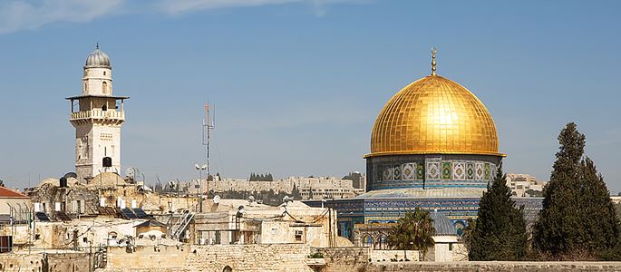 Der Felsendom in Jerusalem.