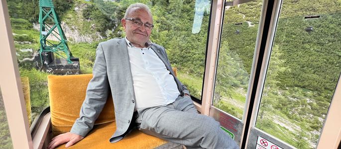 Seelsorge in luftiger Höhe: Die "Beichtgondel" von Bad Ischl