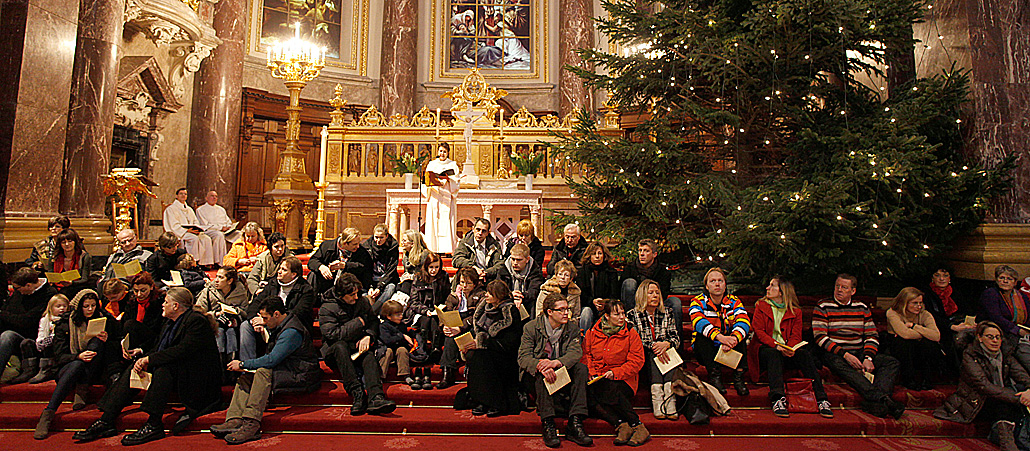 Weihnachtsgottesdienst im Berliner Dom.