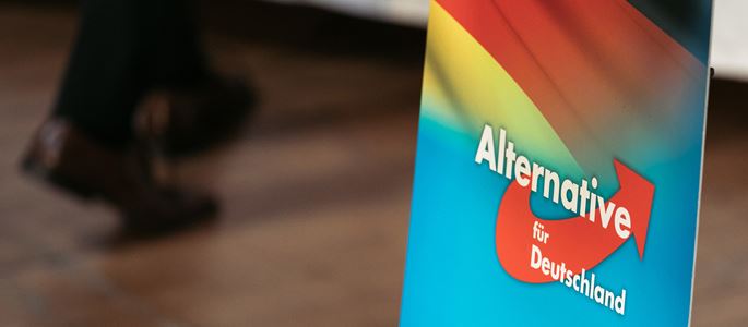 Parteibanner der AfD