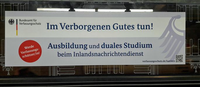 Wenn der Verfassungsschutz mit dem Evangelium nach Mitarbeitern sucht